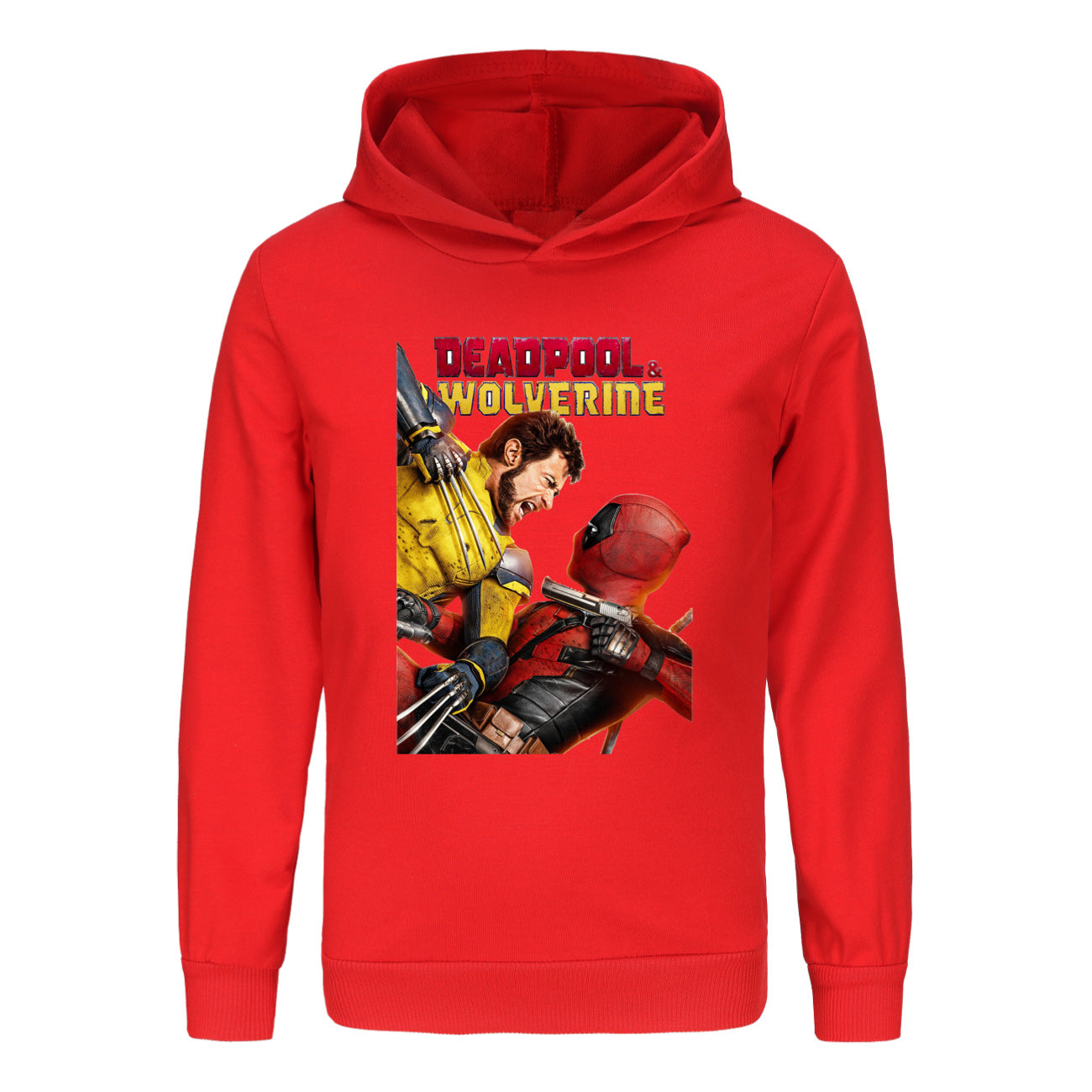 Deadpool and Wolverine Casual Sweatshirt Spring Autumn Hoodie for Kids