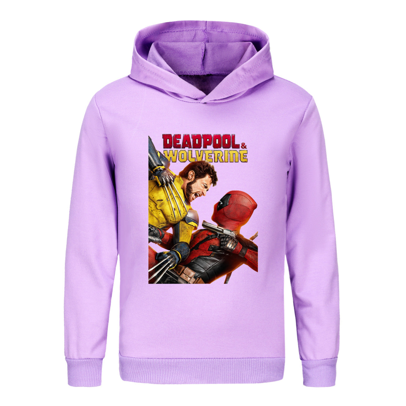 Deadpool and Wolverine Casual Sweatshirt Spring Autumn Hoodie for Kids