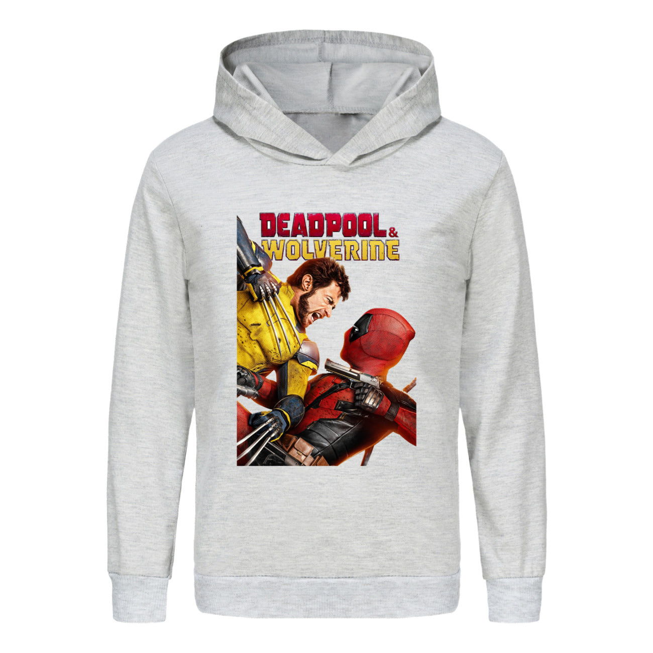 Deadpool and Wolverine Casual Sweatshirt Spring Autumn Hoodie for Kids