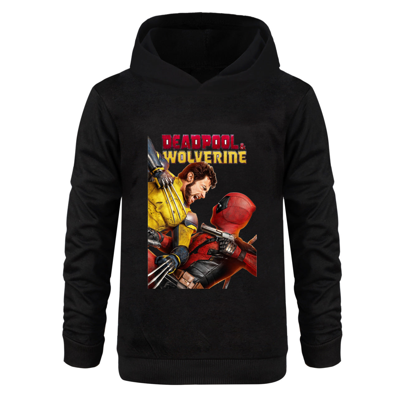 Deadpool and Wolverine Casual Sweatshirt Spring Autumn Hoodie for Kids