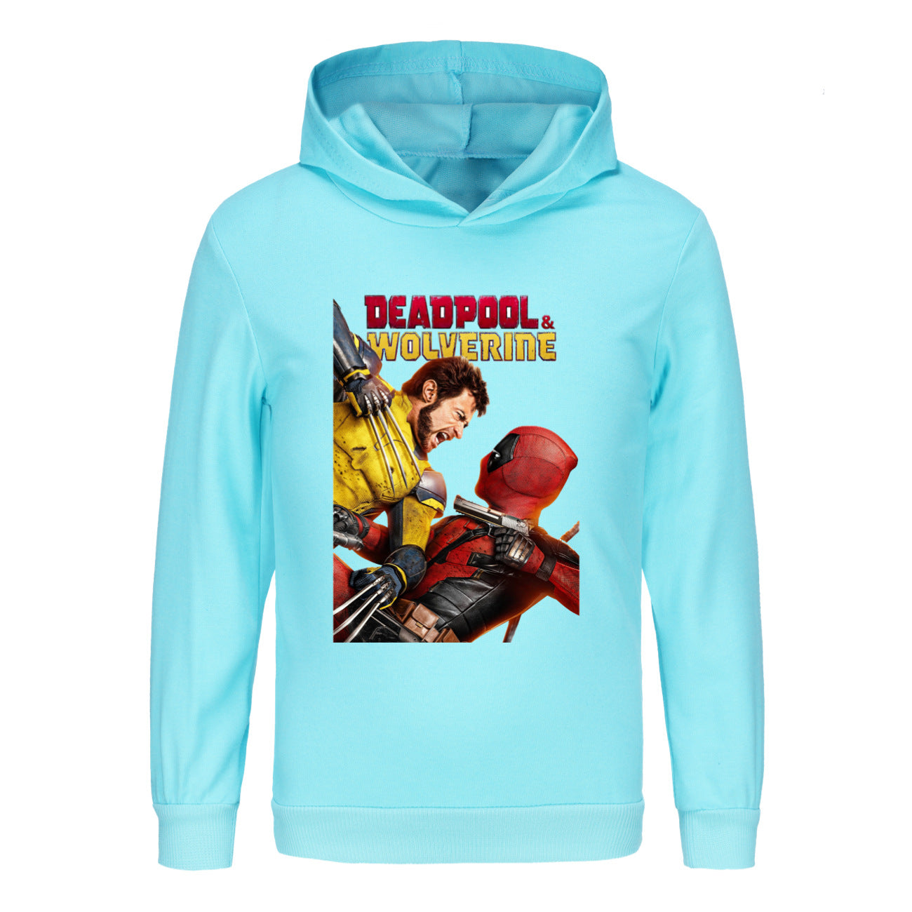 Deadpool and Wolverine Casual Sweatshirt Spring Autumn Hoodie for Kids