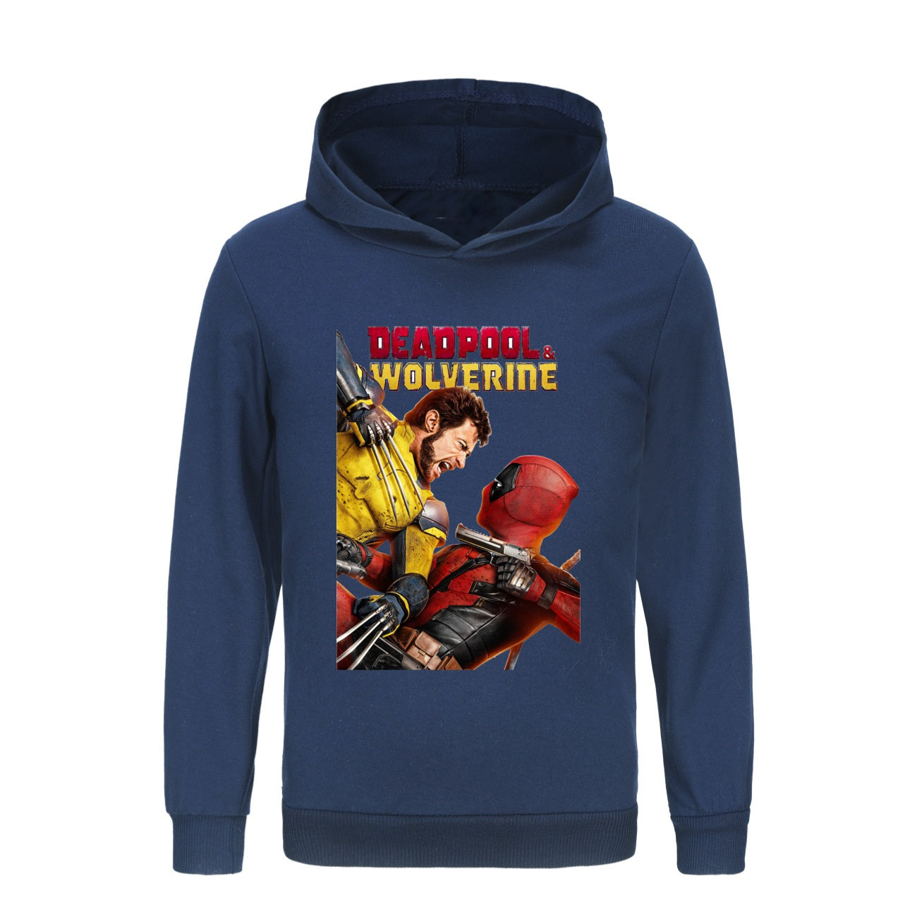 Deadpool and Wolverine Casual Sweatshirt Spring Autumn Hoodie for Kids