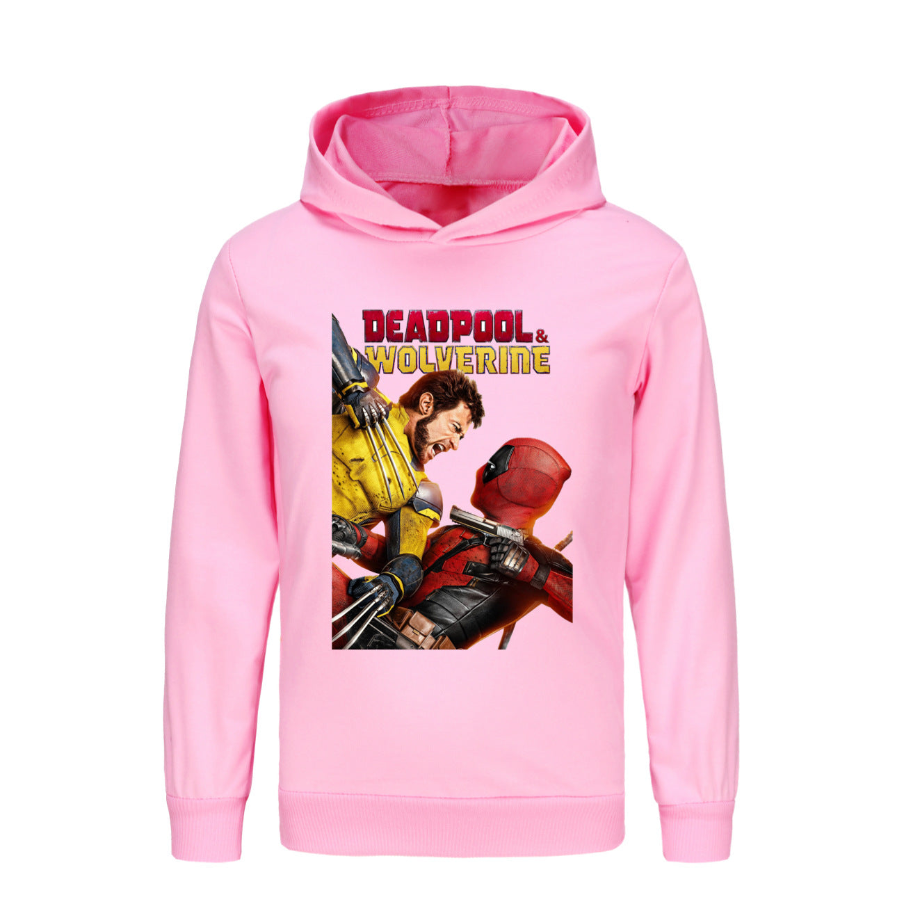 Deadpool and Wolverine Casual Sweatshirt Spring Autumn Hoodie for Kids