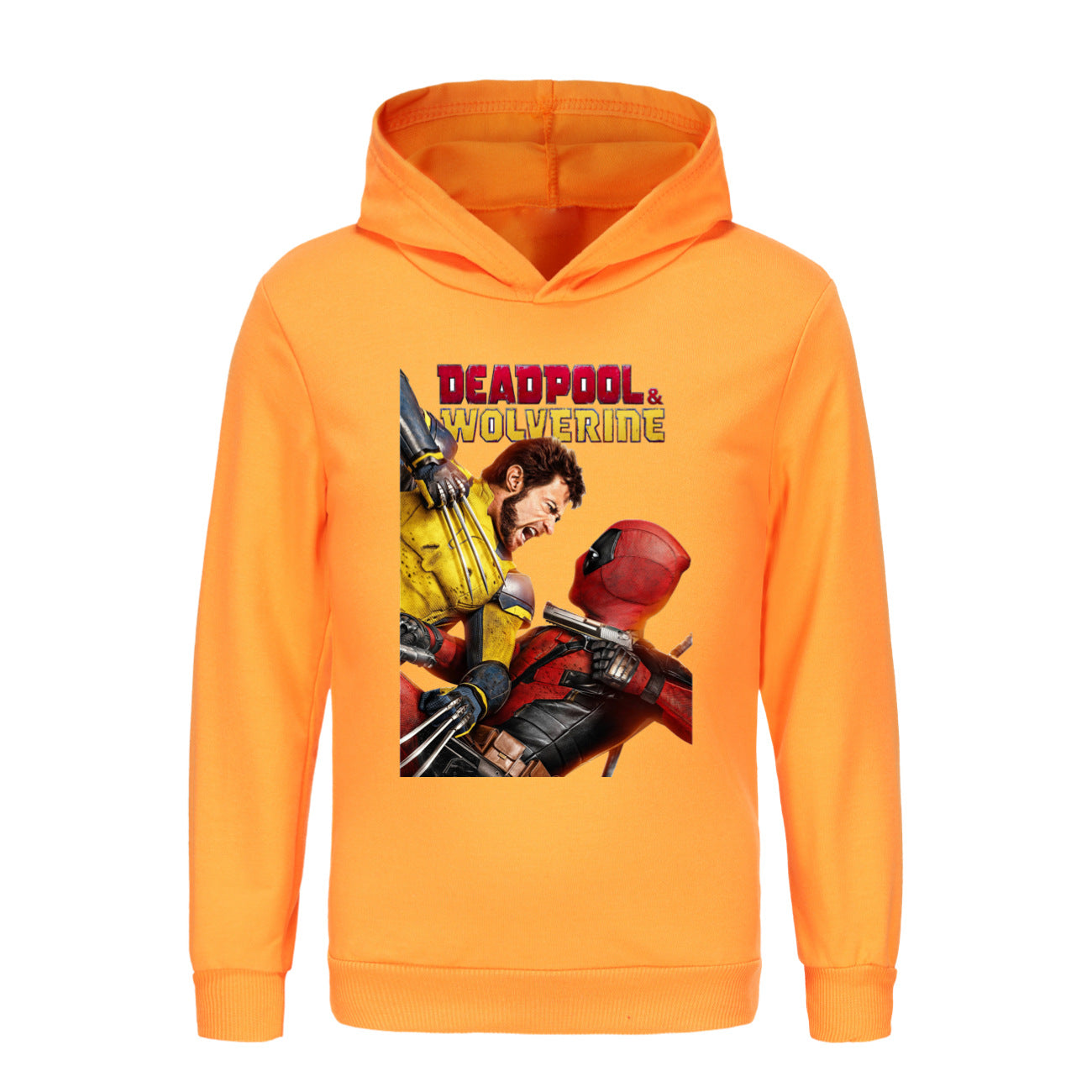 Deadpool and Wolverine Casual Sweatshirt Spring Autumn Hoodie for Kids