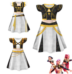 Demon Hunter Cosplay Costume for Girls Halloween Fancy Dress