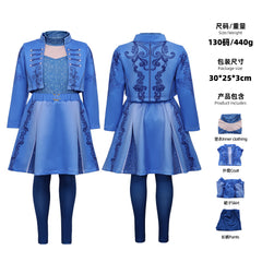 Descendants Wicked Wonderland Chloe Cosplay Costume Halloween Full Suit