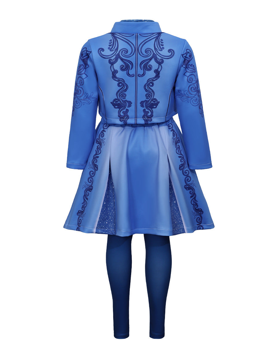 Descendants Wicked Wonderland Chloe Cosplay Costume Halloween Full Suit