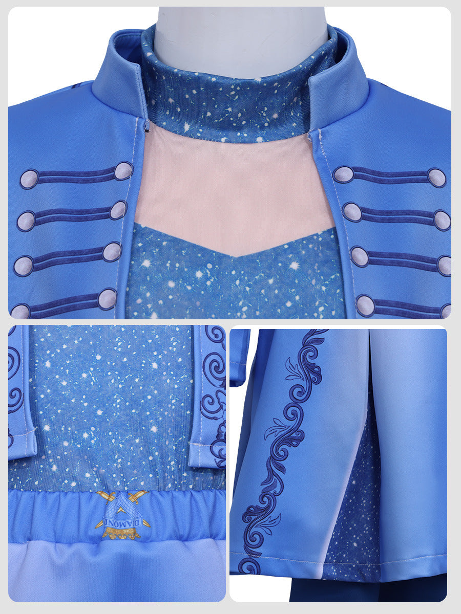 Descendants Wicked Wonderland Chloe Cosplay Costume Halloween Full Suit