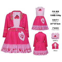 Descendants Wicked Wonderland  Red Princess Cosplay Costume Halloween Full Suit