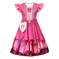 Descendants Wicked Wonderland Cosplay Costume for Girls Halloween Fancy Dress