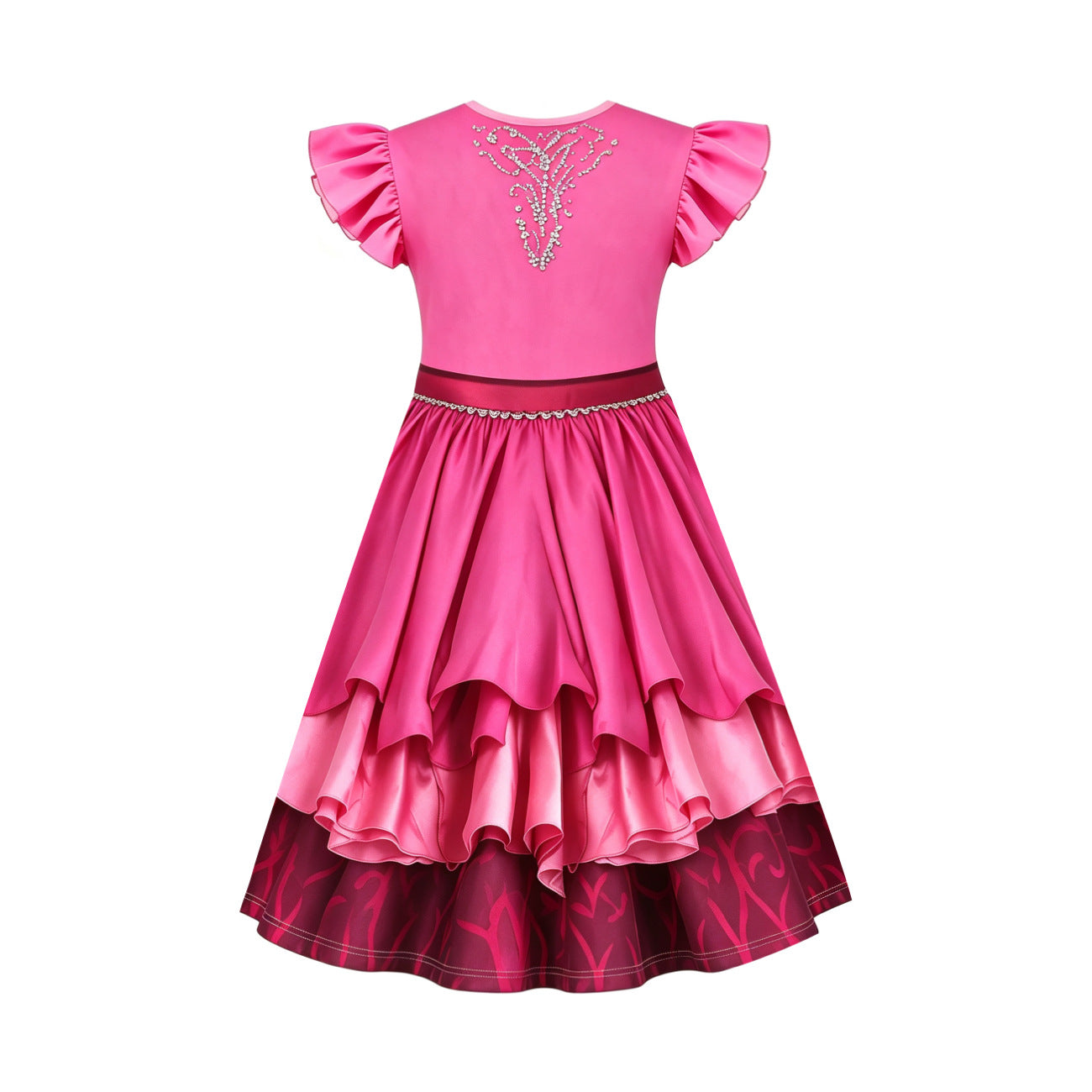 Descendants Wicked Wonderland Cosplay Costume for Girls Halloween Fancy Dress