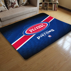 Detroit Basketball Pistons Rugs Bedroom Living Room Bathroom Carpet Mat Rug