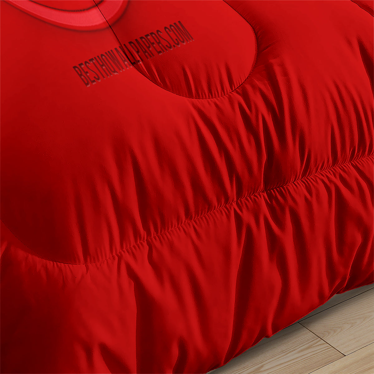Detroit Hockey Red Wings Comforter Pillowcases 3PC Sets Blanket All Season Reversible Quilted Duvet