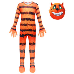 Dog Man Petey the Cat Cosplay Costume for Boys Girls Bodysuit Halloween Fancy Jumpsuits