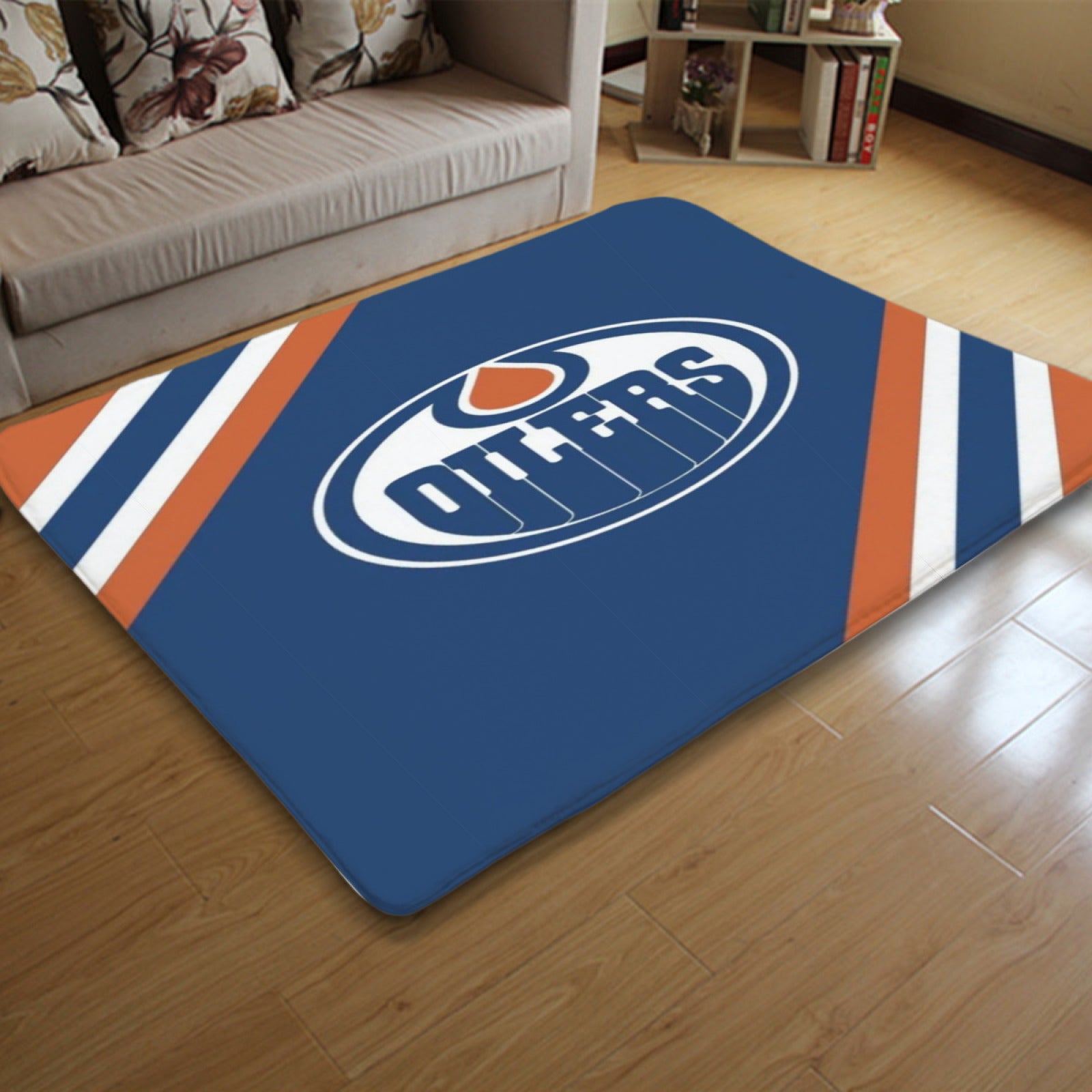 Edmonton Oilers Hockey Rugs Bedroom Living Room Bathroom Carpet Mat Rug