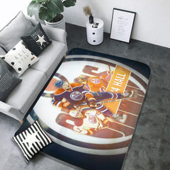 Edmonton Oilers Hockey Rugs Bedroom Living Room Bathroom Carpet Mat Rug