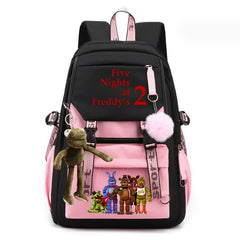 Five Nights At Freddys Waterproof Backpack School Notebook Travel Bags USB Charging