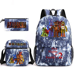 Five Nights At Freddys Schoolbag Backpack Shoulder Bag Pencil Case set for Kids Students
