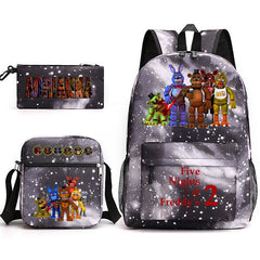 Five Nights At Freddys Schoolbag Backpack Shoulder Bag Pencil Case set for Kids Students