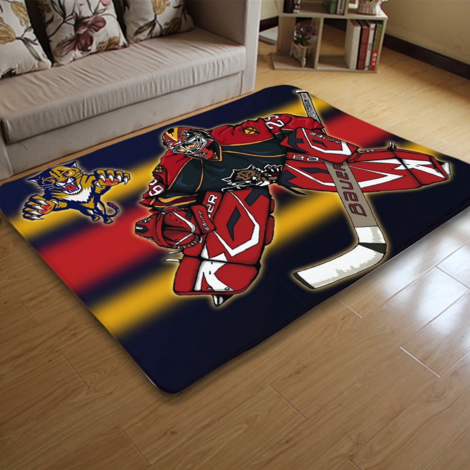 Florida Panthers Hockey Rugs Bedroom Living Room Bathroom Carpet Mat Rug