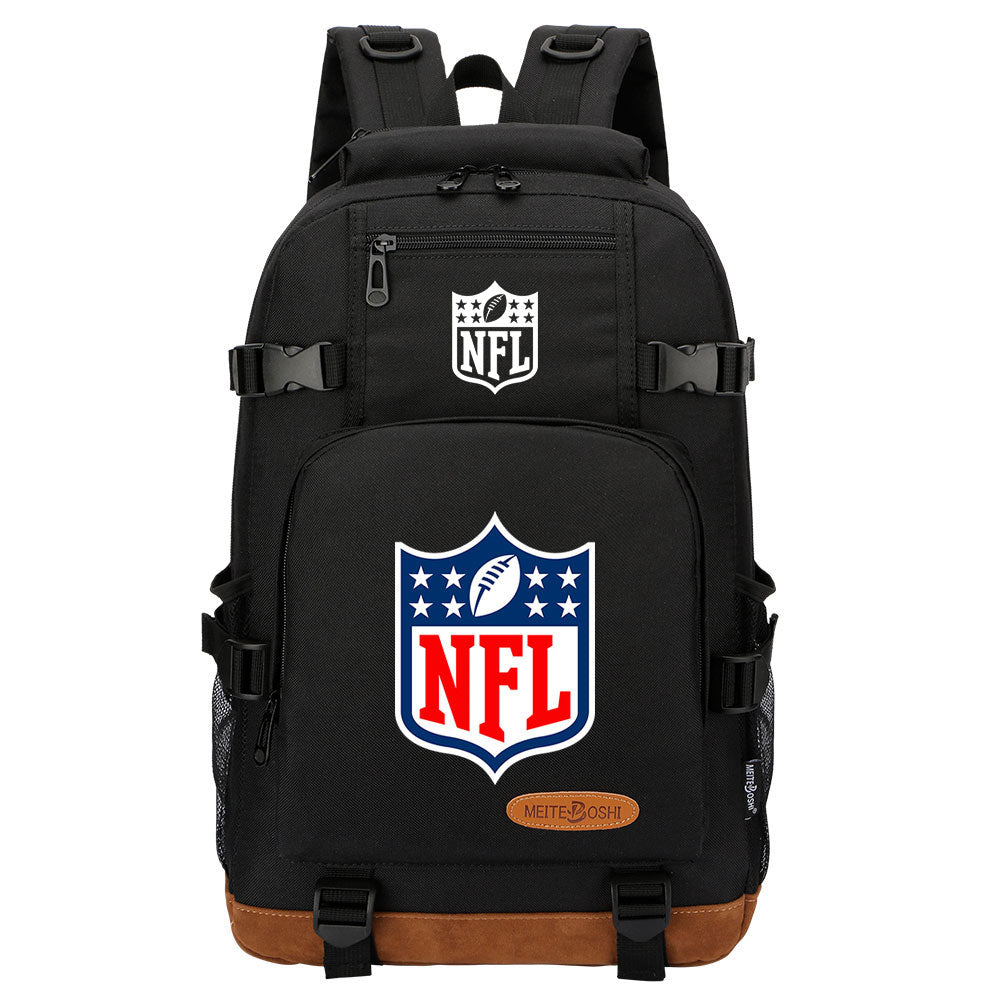 Football Team Rugby Waterproof Backpack School Notebook Travel Bag