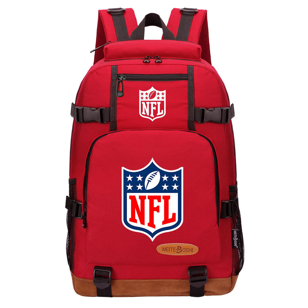 Football Team Rugby Waterproof Backpack School Notebook Travel Bag