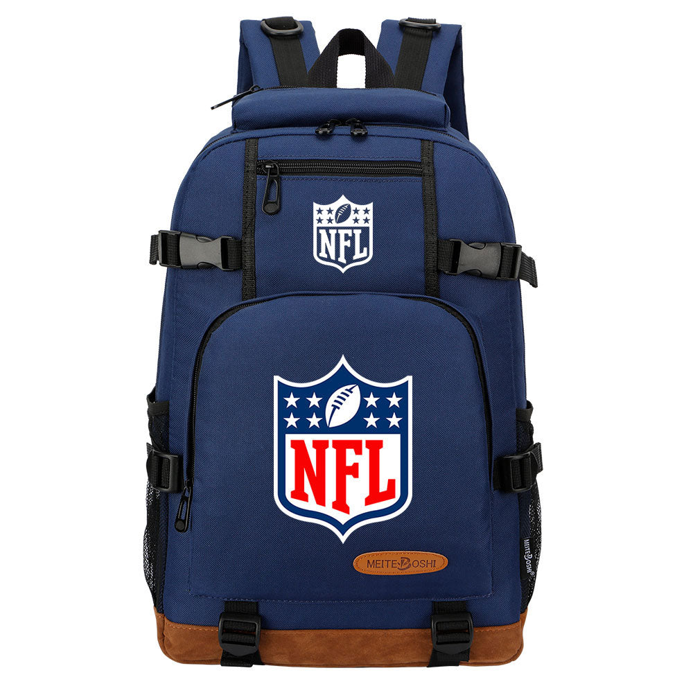 Football Team Rugby Waterproof Backpack School Notebook Travel Bag