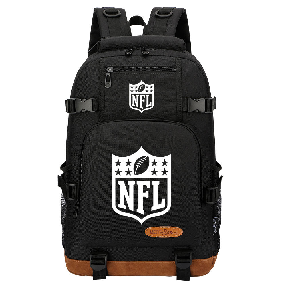 Football Team Rugby Waterproof Backpack School Notebook Travel Bag
