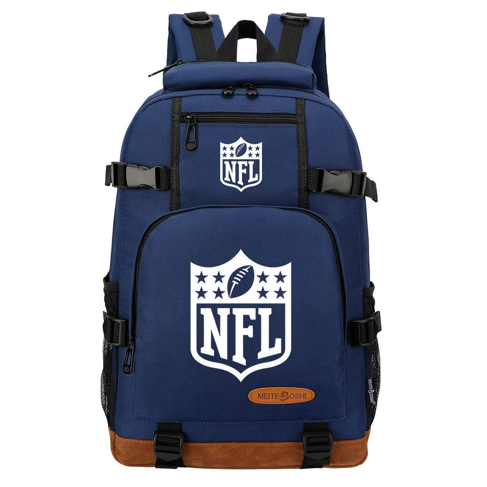 Football Team Rugby Waterproof Backpack School Notebook Travel Bag