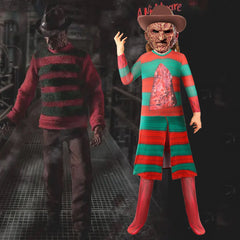 A Nightmare on Elm Street Freddy Krueger Cosplay Costume with Mask Boys Girls Bodysuit Halloween Fancy Jumpsuits