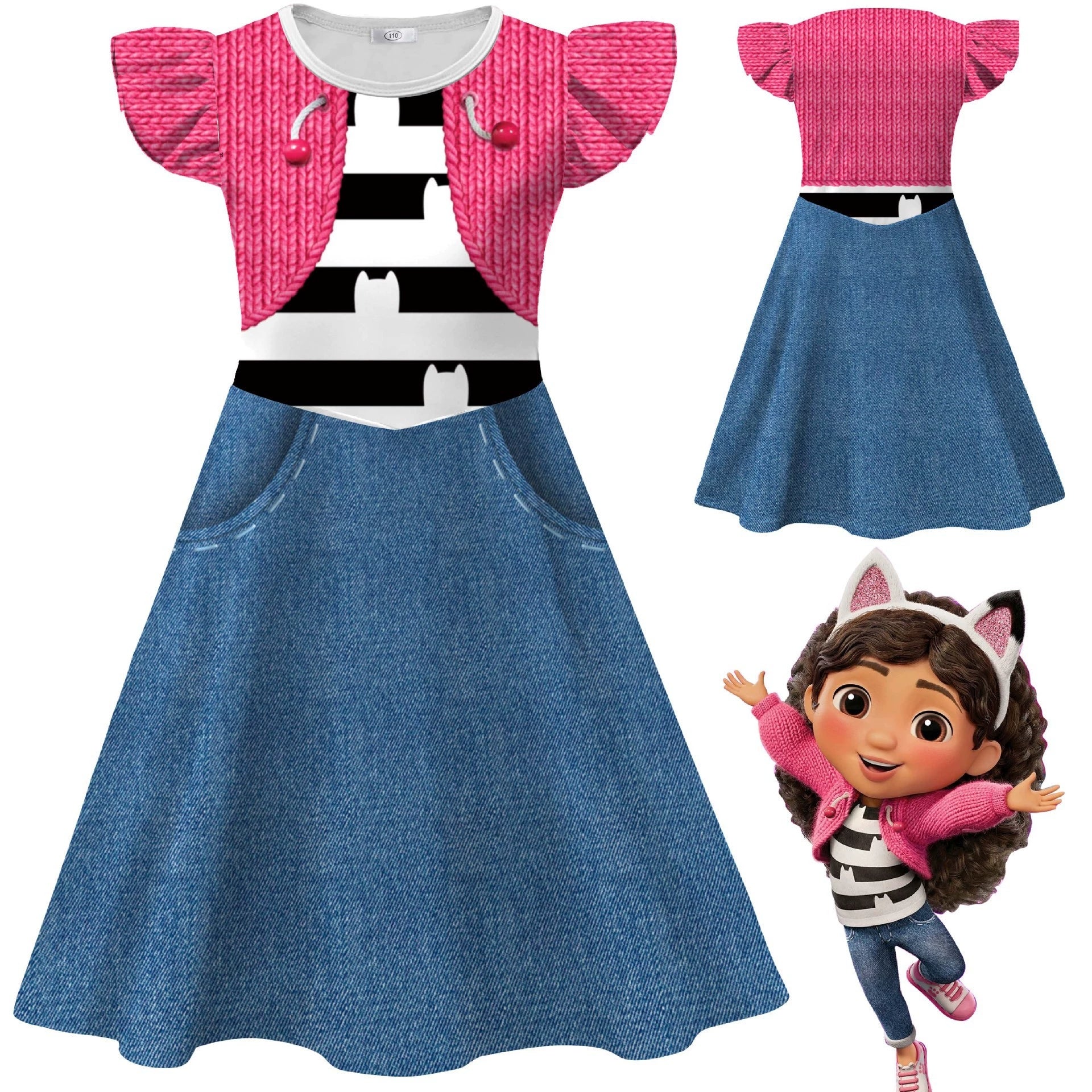 The Sea Beast Maisie Cosplay Costume for Girls Halloween Fancy Dress ...