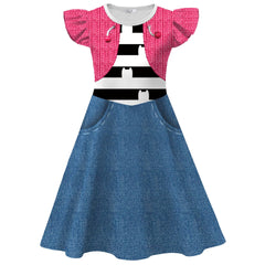 Gabby's Dollhouse Cosplay Costume for Girls Halloween Fancy Dress
