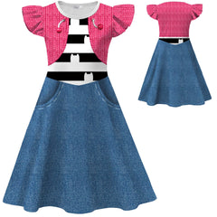Gabby's Dollhouse Cosplay Costume for Girls Halloween Fancy Dress