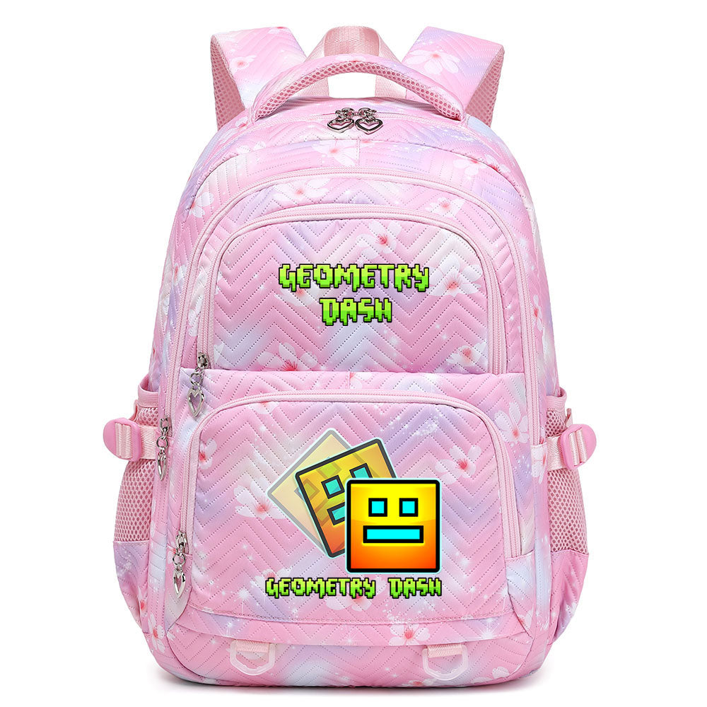 Geometry Dash Proof Backpack Notebook Travel Bags Casual School Bag For School Students
