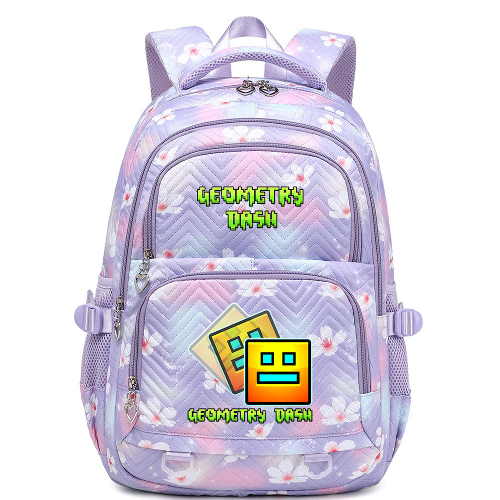 Geometry Dash Proof Backpack Notebook Travel Bags Casual School Bag For School Students