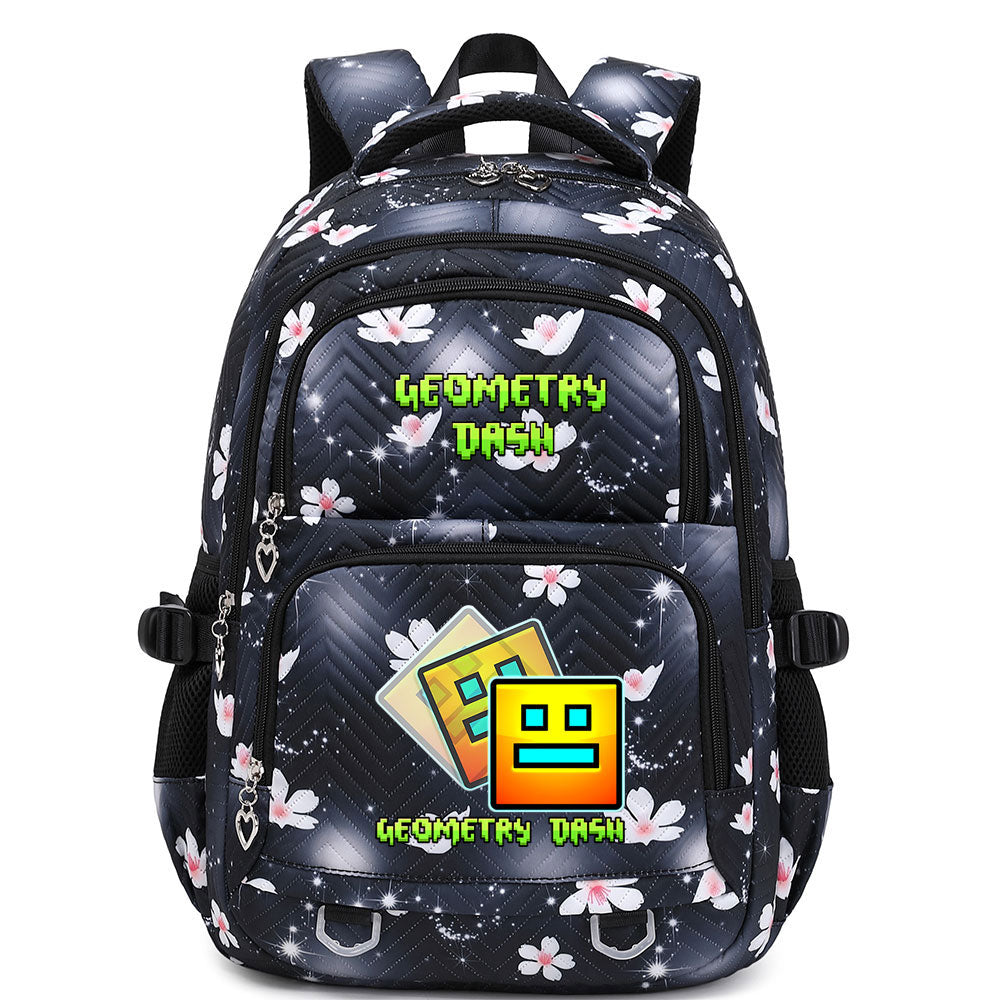 Geometry Dash Proof Backpack Notebook Travel Bags Casual School Bag For School Students