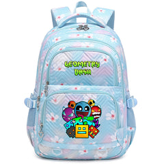 Geometry Dash Proof Backpack Notebook Travel Bags Casual School Bag For School Students