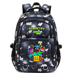 Geometry Dash Proof Backpack Notebook Travel Bags Casual School Bag For School Students