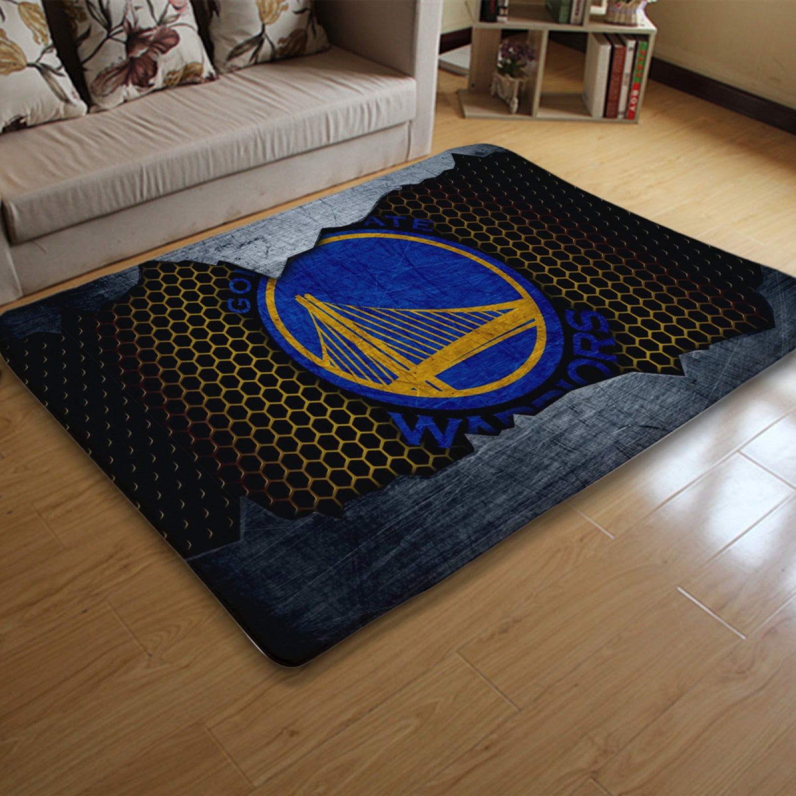 Golden State Basketball Warriors Rugs Bedroom Living Room Bathroom Carpet Mat Rug