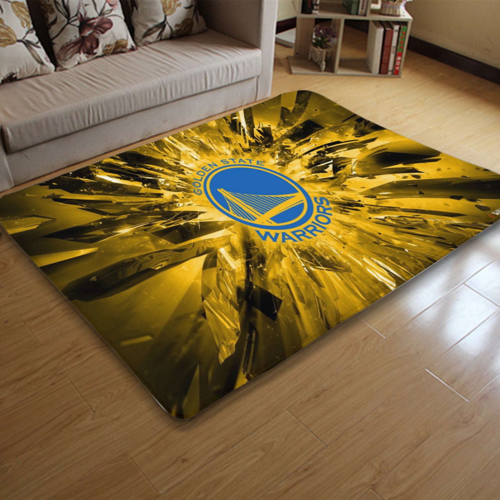 Golden State Basketball Warriors Rugs Bedroom Living Room Bathroom Carpet Mat Rug