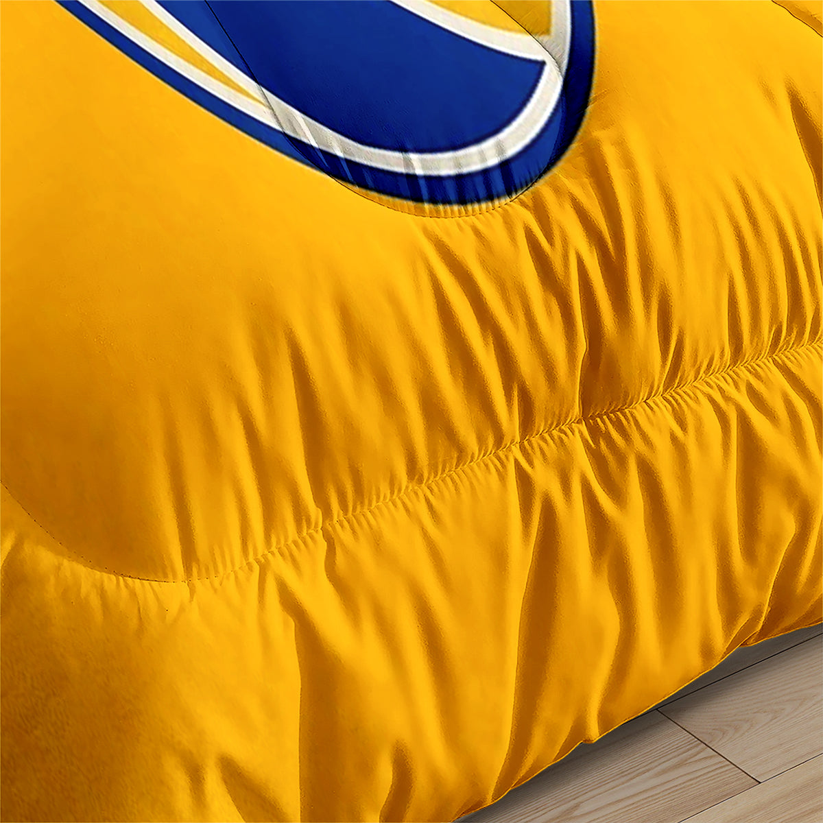 Golden State Basketball Warriors Comforter Pillowcases 3PC Sets Blanket All Season Reversible Quilted Duvet