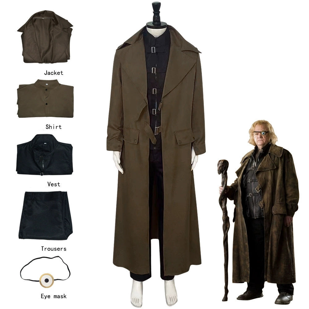 Harry Potter Alastor Moody Halloween Cosplay Costume for Adult