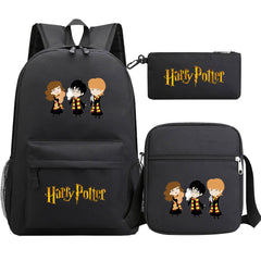 Harry Potter Schoolbag Backpack Shoulder Bag Pencil Bag Set Gift for Kids Students