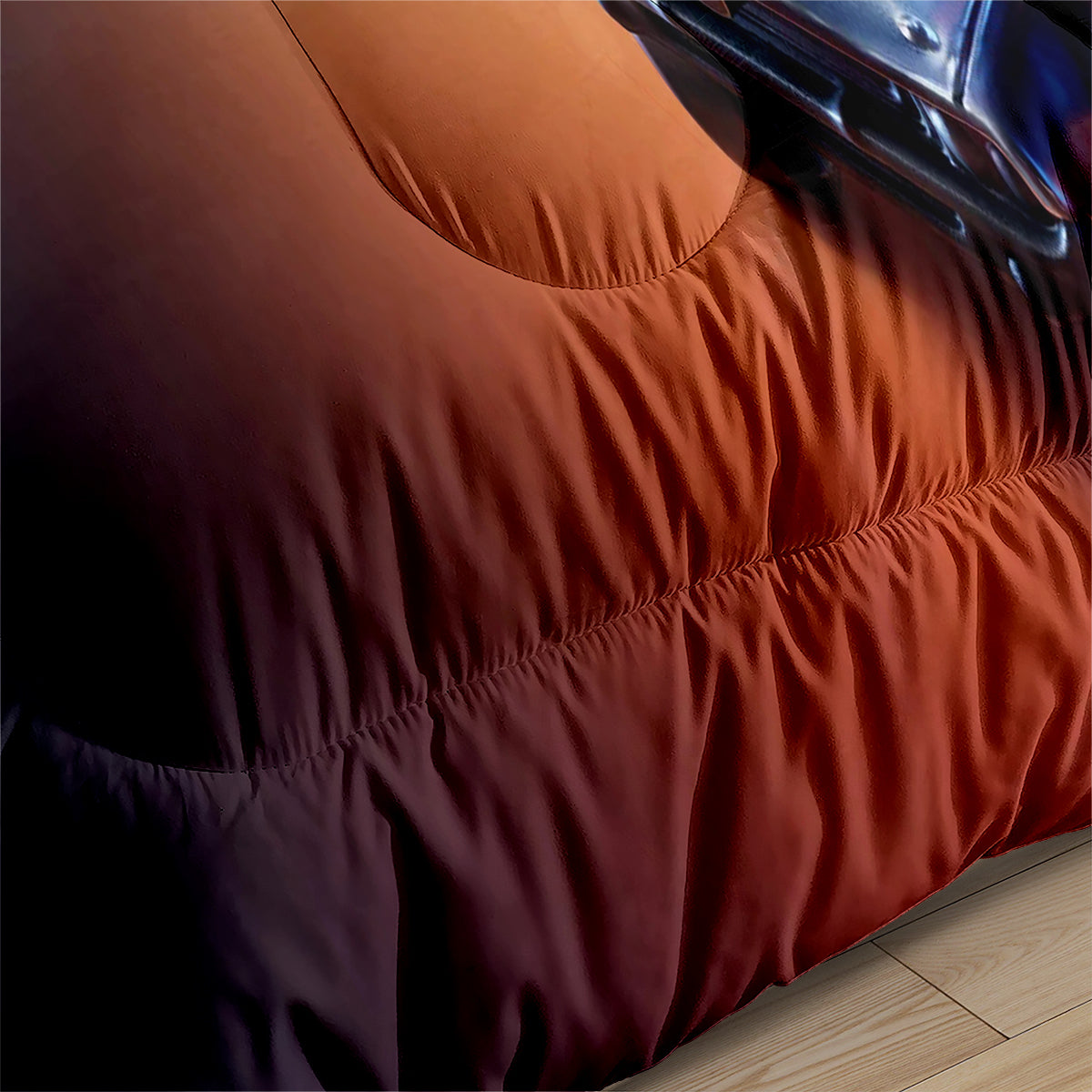 Hot Wheels Comforter Pillowcases 3PC Sets Blanket All Season Reversible Quilted Duvet