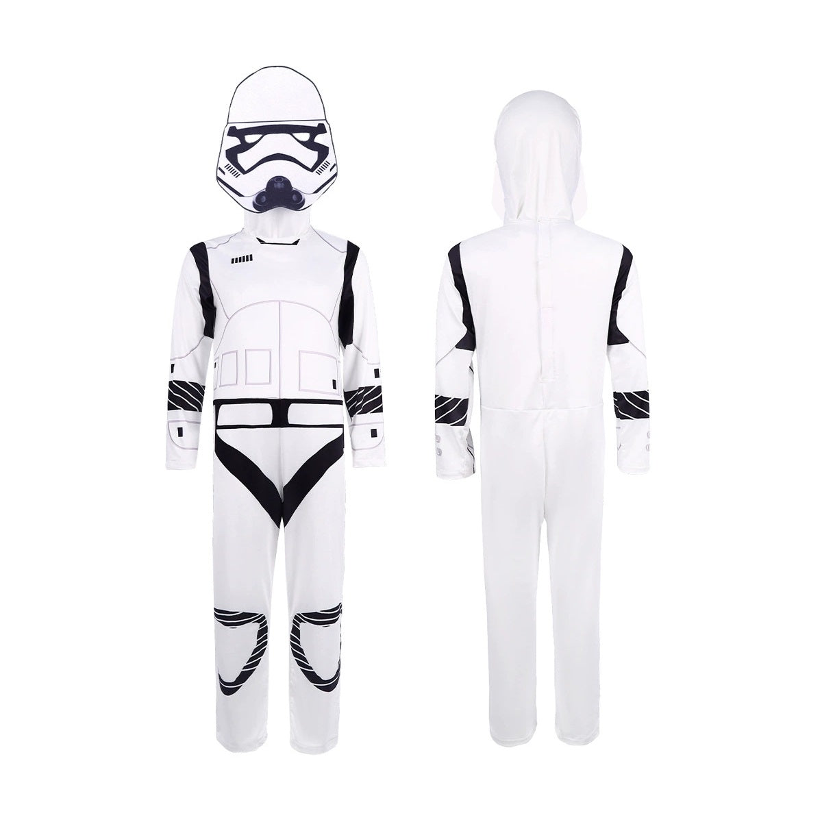 Star Wars Imperial Stormtrooper Cosplay Costume with Mask Boys Girls Bodysuit Halloween Fancy Jumpsuits