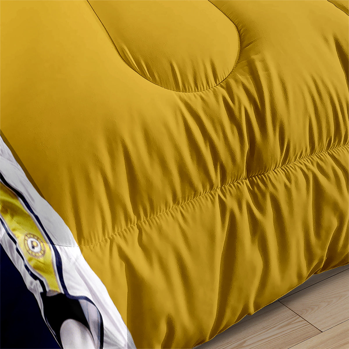 Indiana Basketball Pacers Comforter Pillowcases 3PC Sets Blanket All Season Reversible Quilted Duvet
