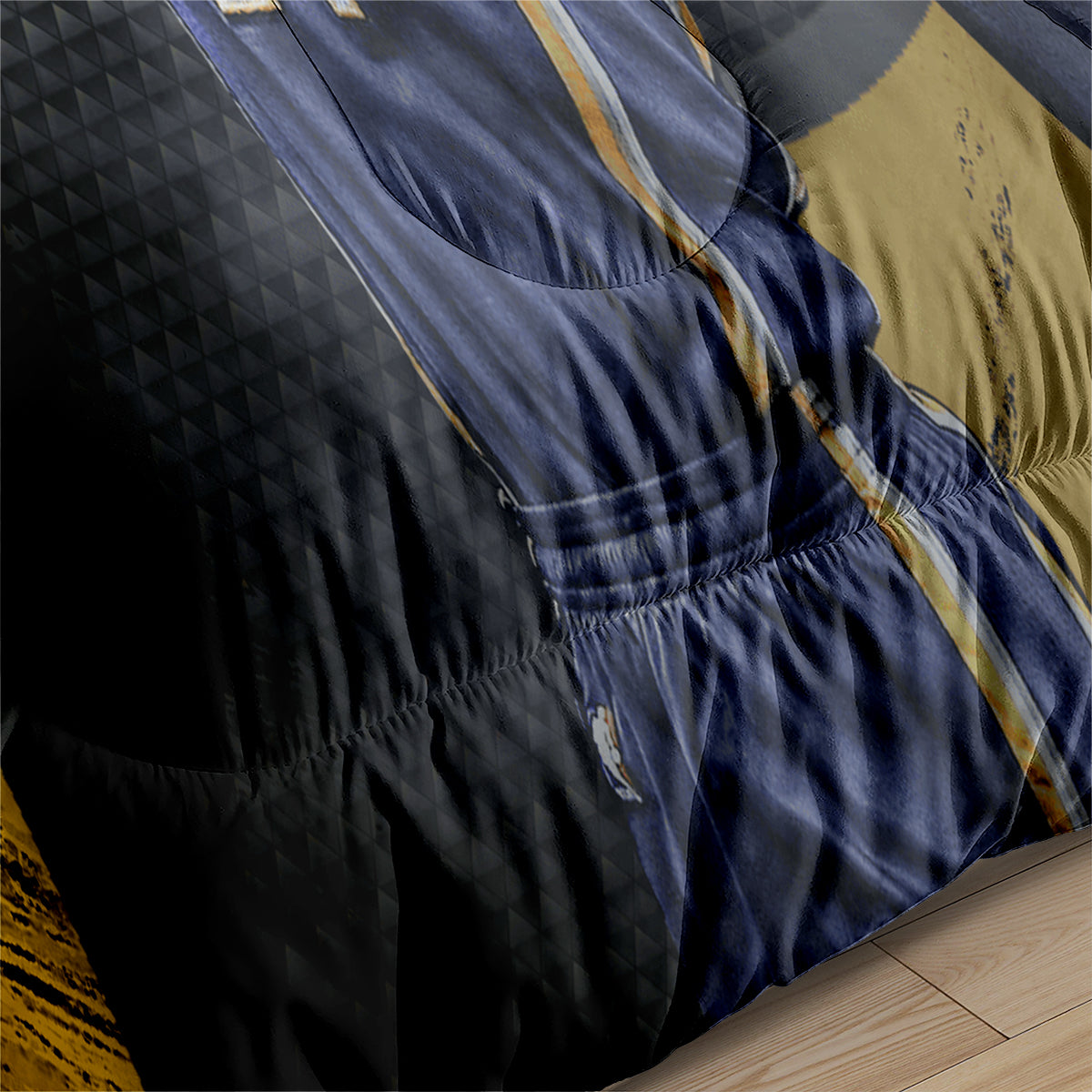 Indiana Basketball Pacers Comforter Pillowcases 3PC Sets Blanket All Season Reversible Quilted Duvet