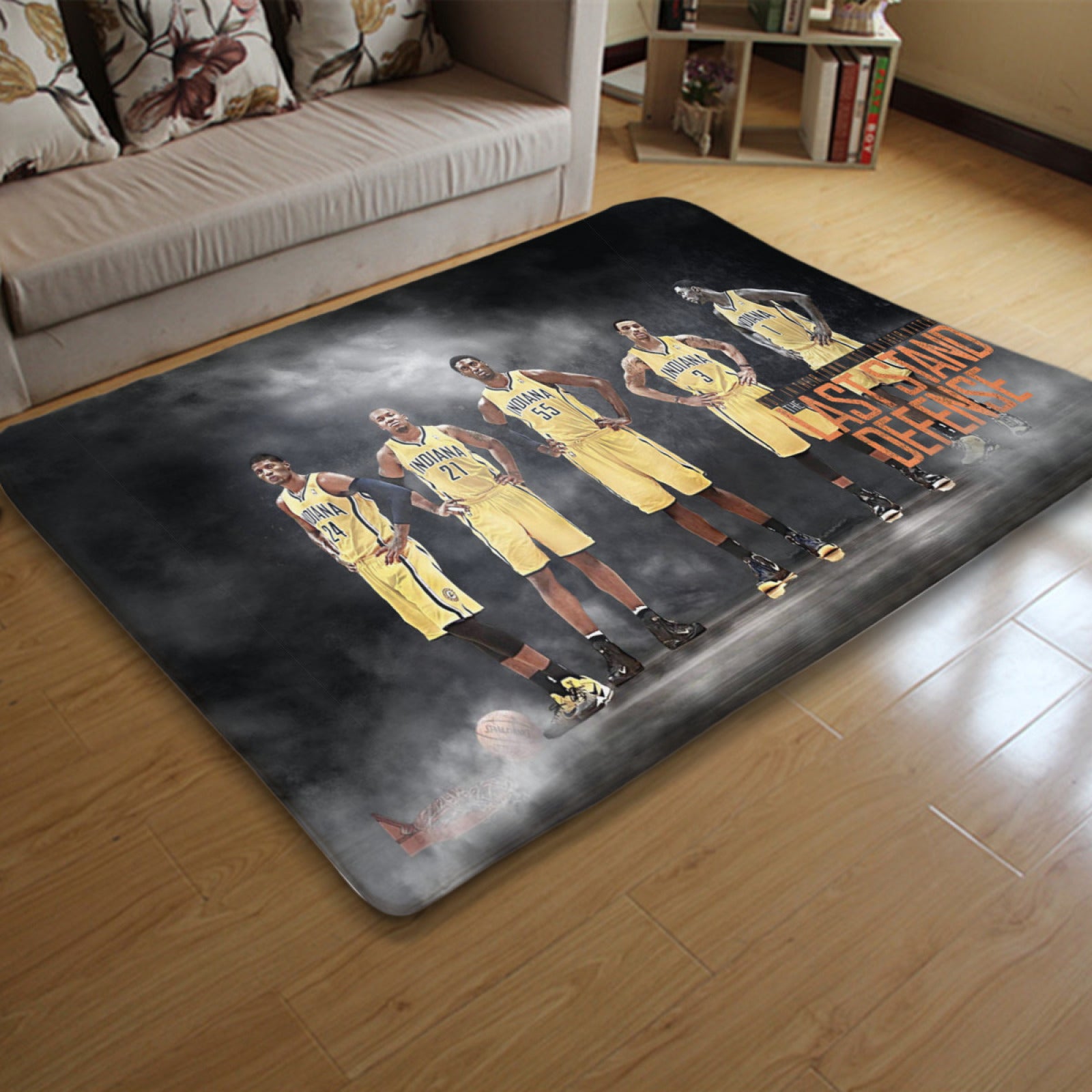 Indiana Basketball Pacers Rugs Bedroom Living Room Bathroom Carpet Mat Rug