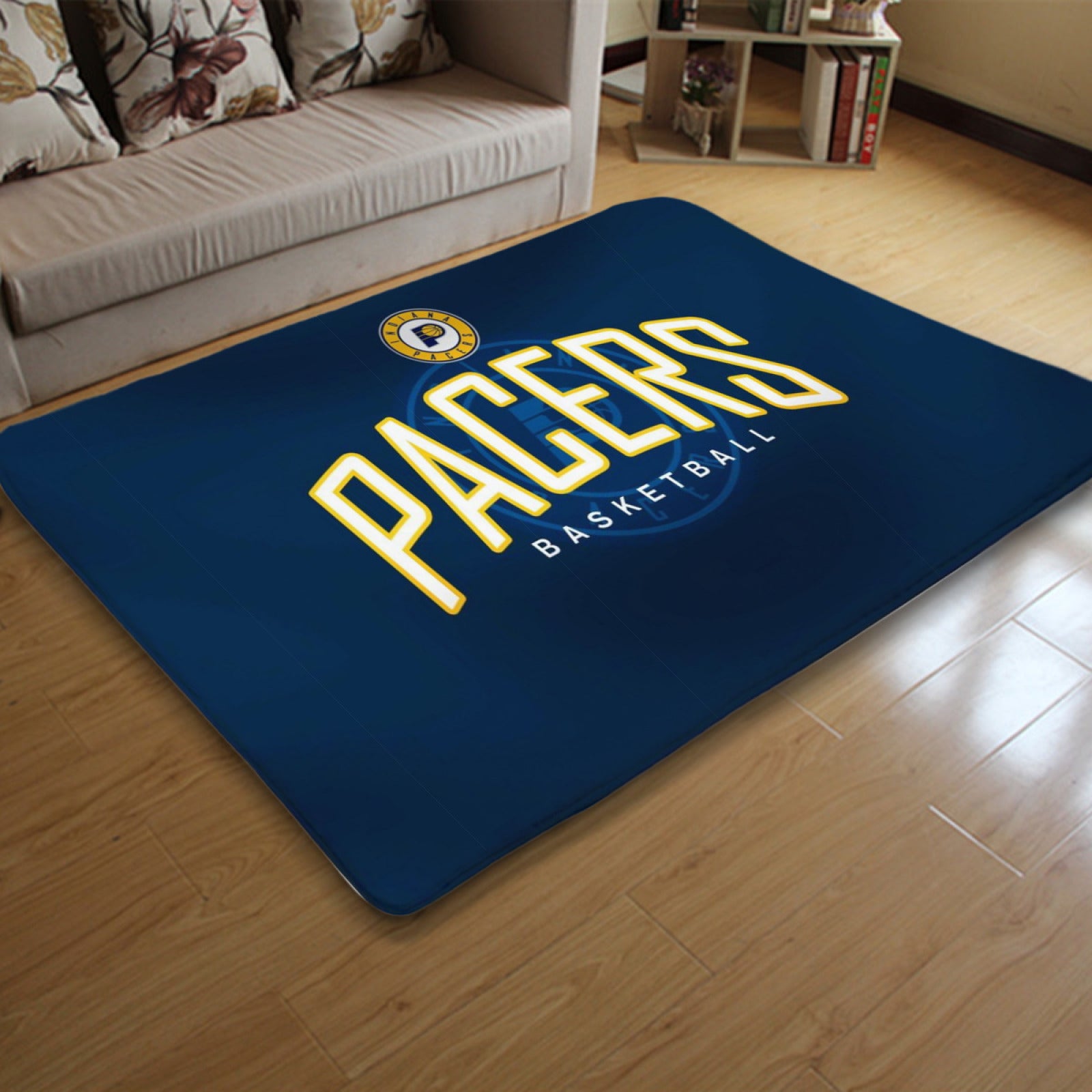 Indiana Basketball Pacers Rugs Bedroom Living Room Bathroom Carpet Mat Rug