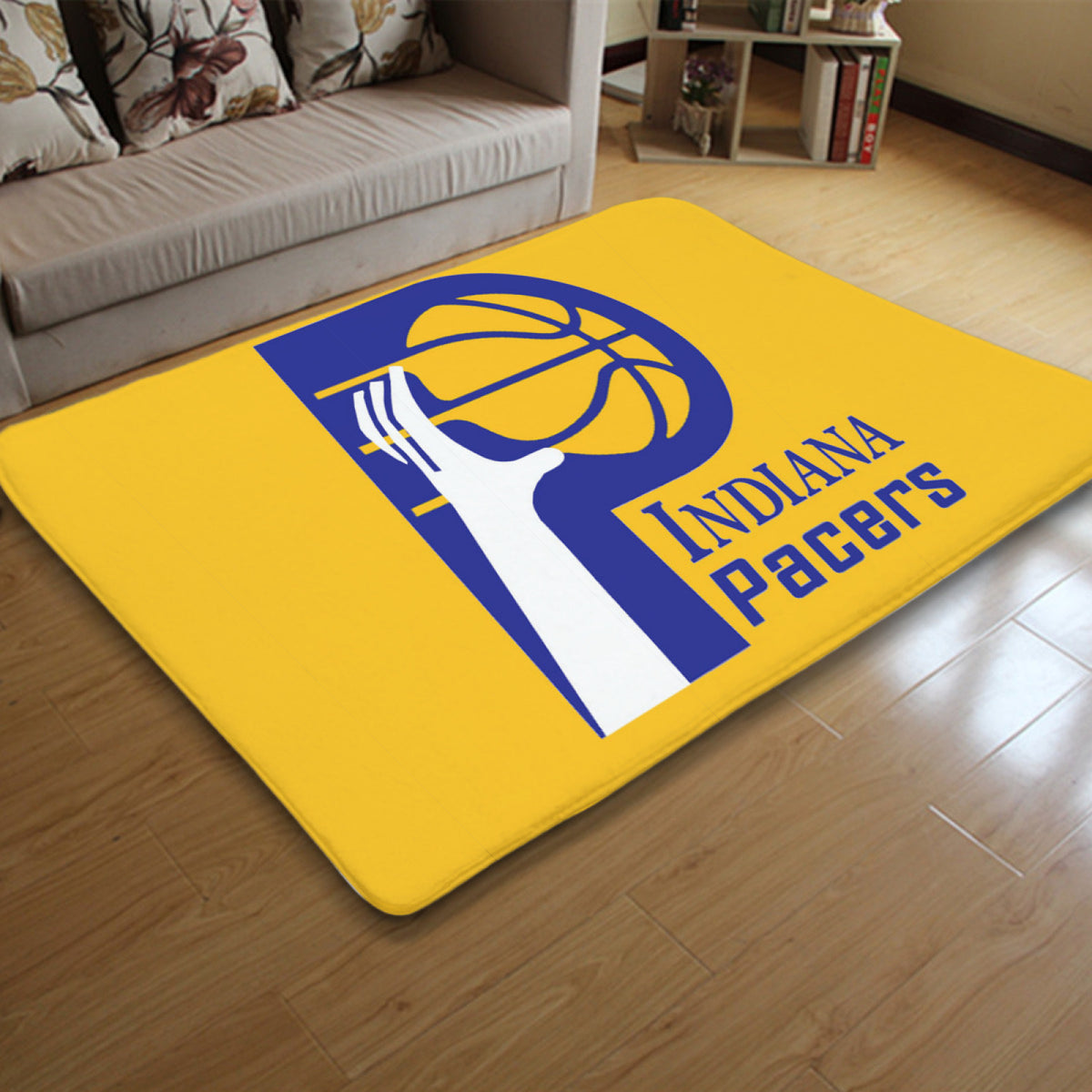 Indiana Basketball Pacers Rugs Bedroom Living Room Bathroom Carpet Mat Rug